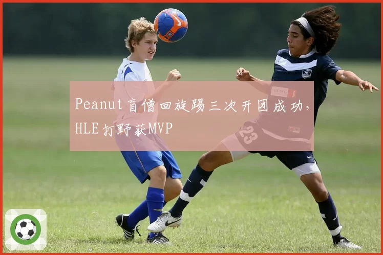 Peanut盲僧回旋踢三次开团成功，HLE打野获MVP